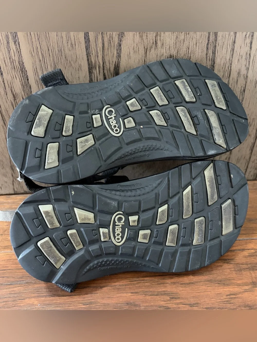 Chaco Kids Z1 Ecotread Black Strappy Sport Sandals Boys Girls